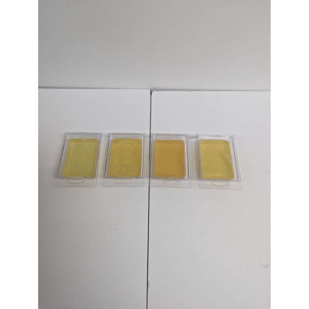 Handmade 4 Bar Set Glycerin Body Soap Yellow